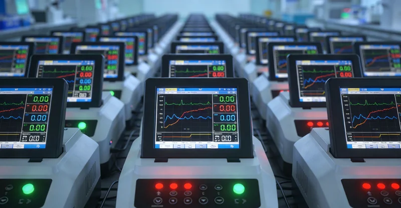 实验室内，技术人员正在操作先进