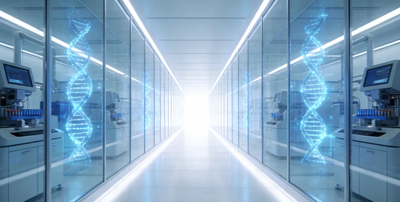 手中拿着多份不同检测机构资料进