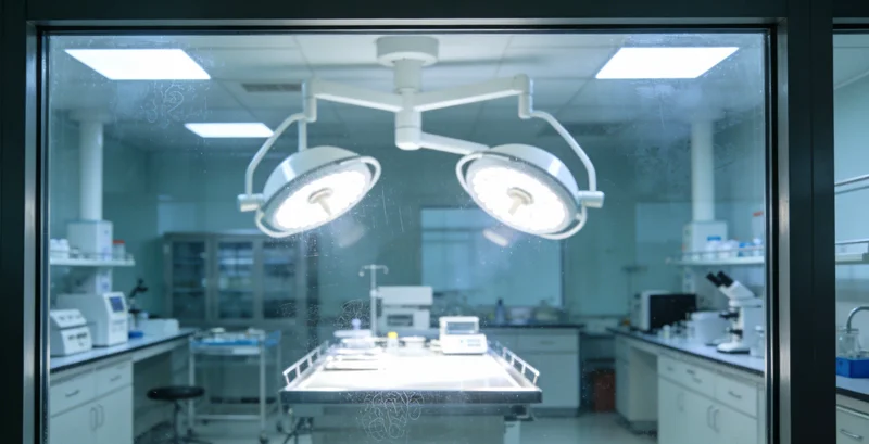 医生正向咨询者清晰解读一份详细