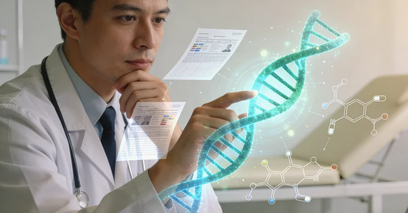 巴中家长与医生共同查看基因检测