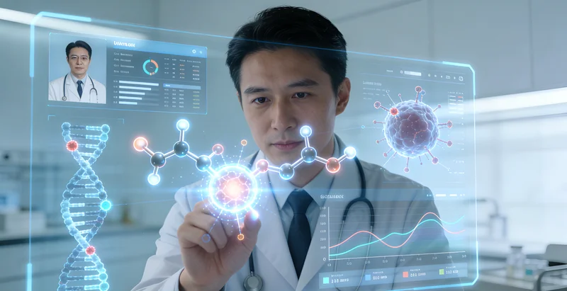 河源市民查看耳聋基因检测报告并