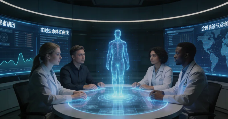 辽阳家庭在医院进行遗传咨询场景