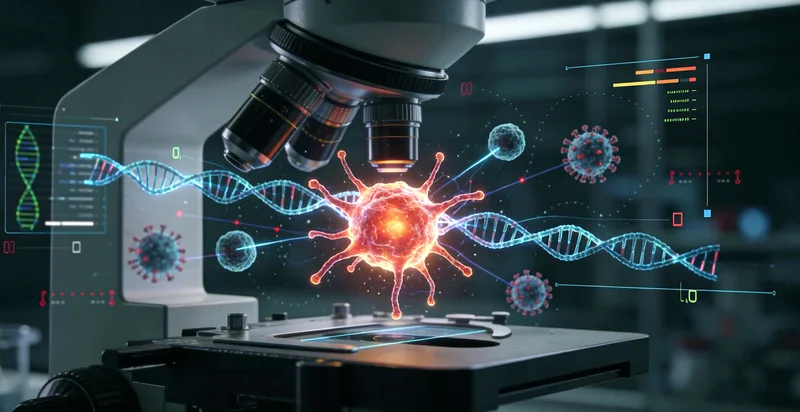 丰镇医院病理科进行乳腺癌组织切