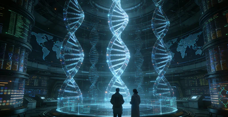 巩义家庭共同查看基因检测报告并