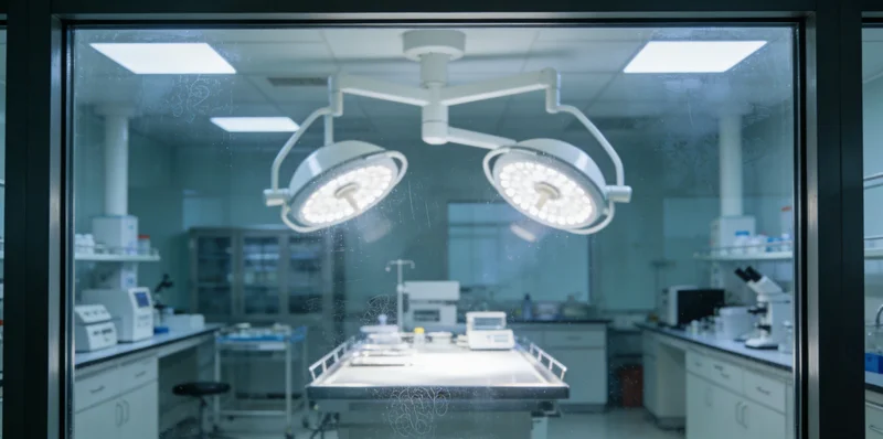 专业实验室人员操作高通量测序仪