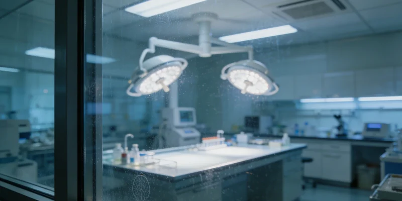 在巴中某诊所，医生正在为患者家