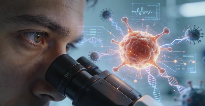 高平ROS1基因检测原理示意图