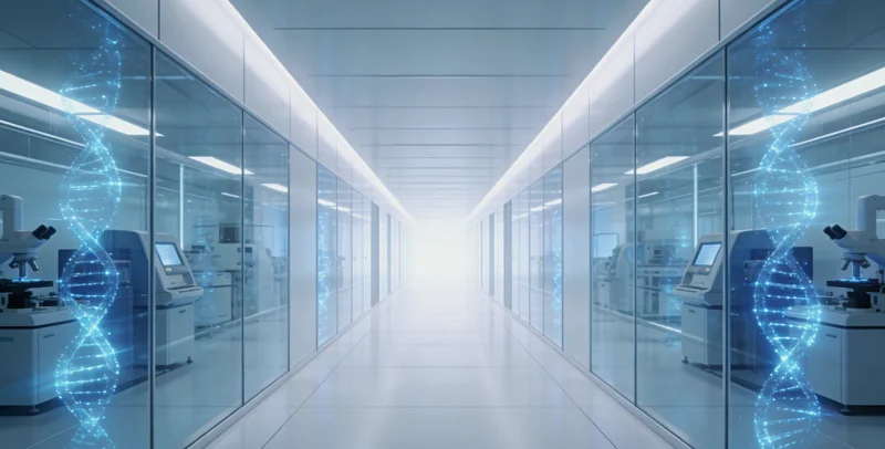 一位患者正在医院接受样本采集，