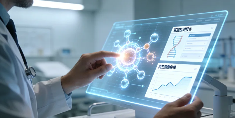 专业实验室技术人员进行高通量基