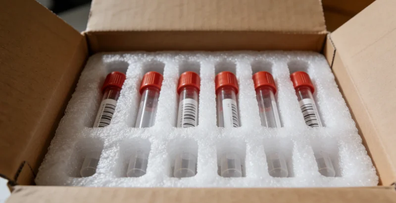 专业人士在私密环境中通过加密设