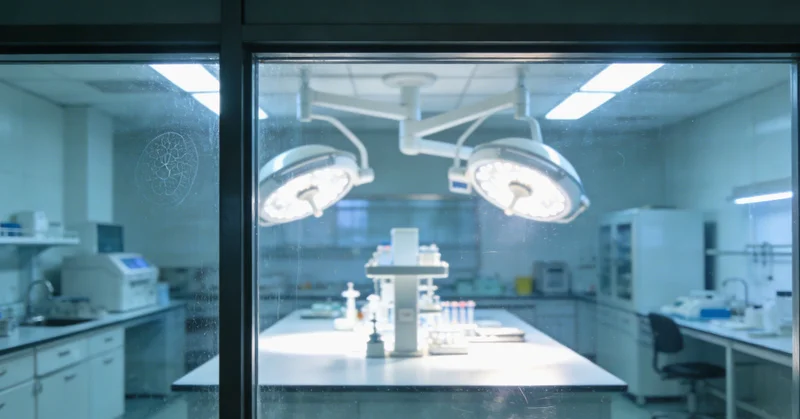 实验室内,专业人员正在操作精密