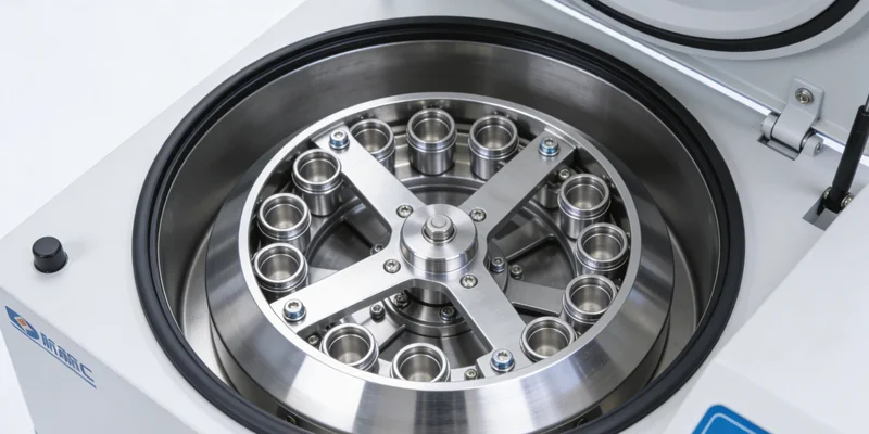 PCR仪器正在运行,屏幕上显示