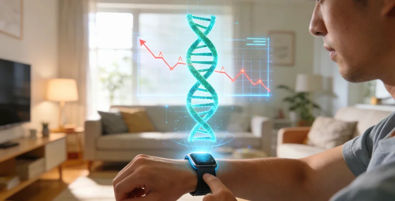 娄底市民在了解健康管理方案做决