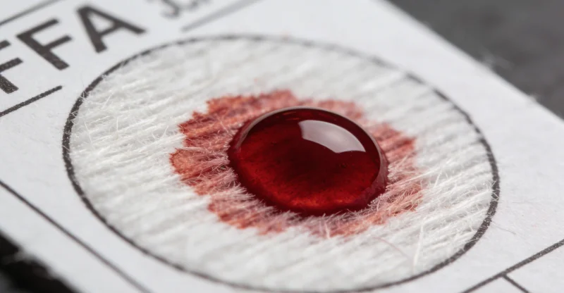 护士正在为患者采集静脉血样本