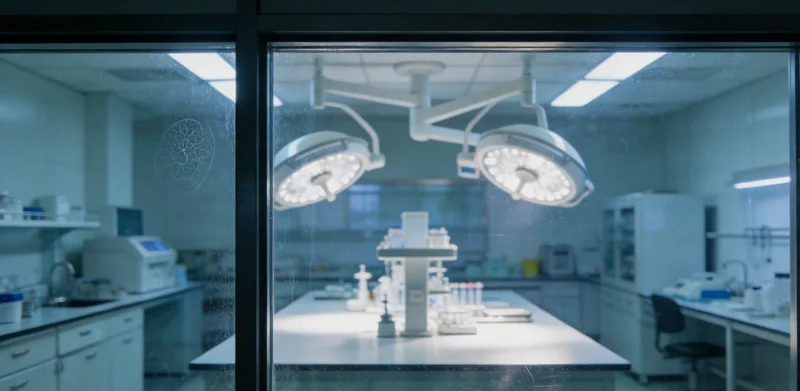 专业实验室内部,展示先进的基因