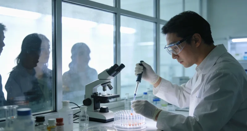 不同实验室技术平台对比示意图