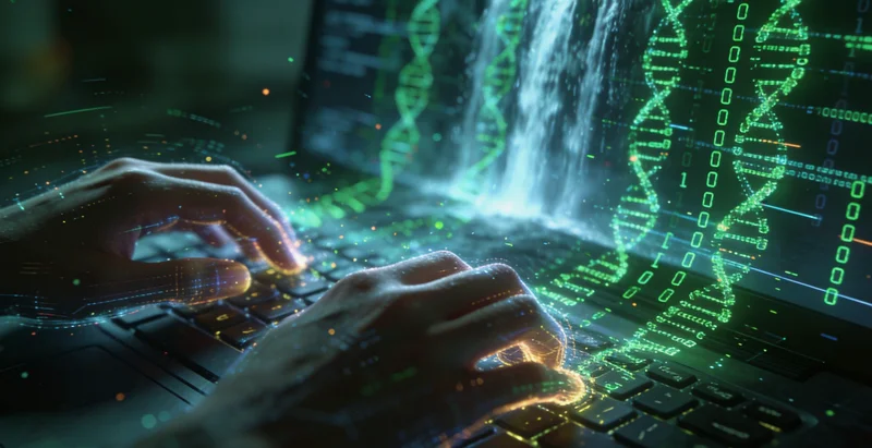 实验室技术人员正在操作高通量测