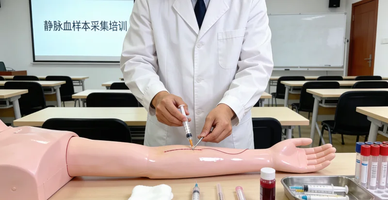 河源医院护士进行基因检测静脉血