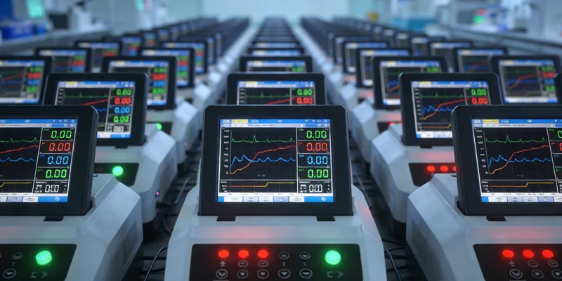 实验室内技术人员进行高通量测序