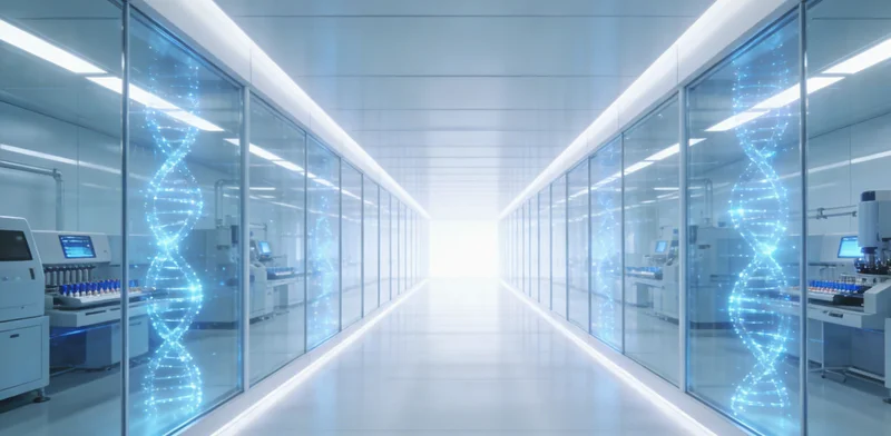 实验室技术人员正在进行脑脊液样