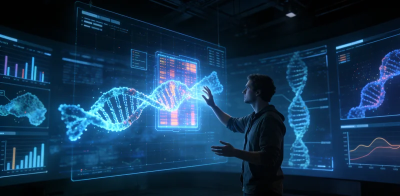 专业基因检测报告与数据分析示意