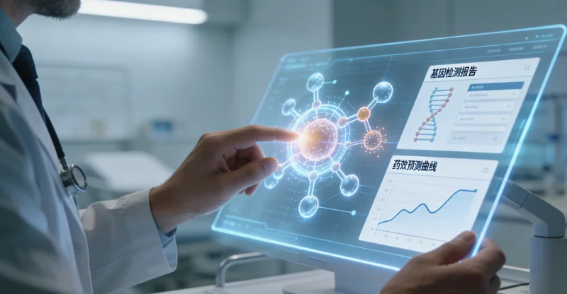 梧州家庭与专业人员共同查看基因