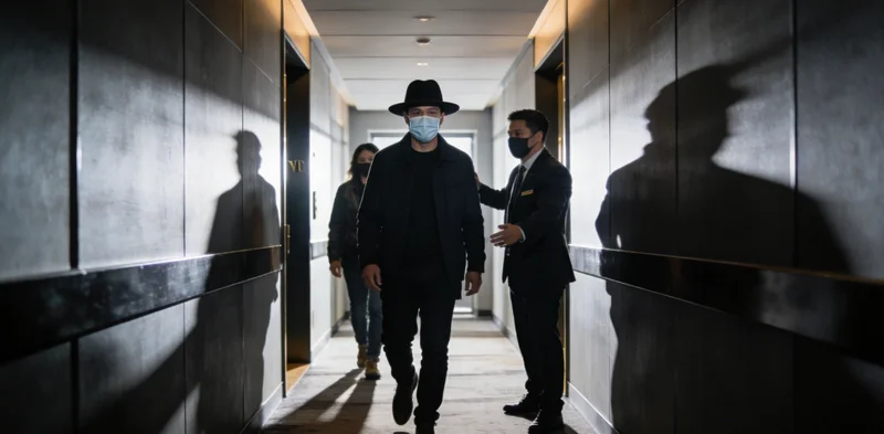 医生在诊室内与一位中老年患者沟