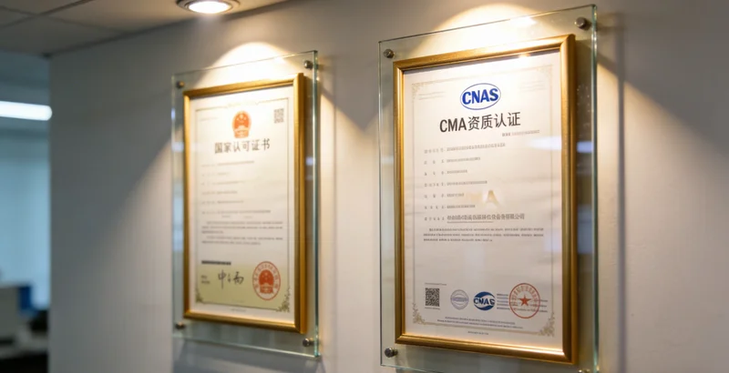 家长看着检测报告,与医护人员轻