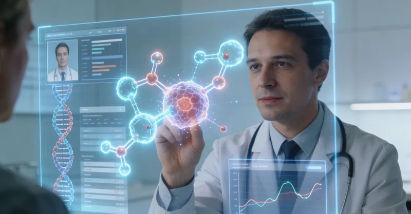 北京患者与医生讨论肺癌基因检测