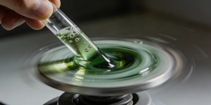 传统医院实验室进行微生物培养检