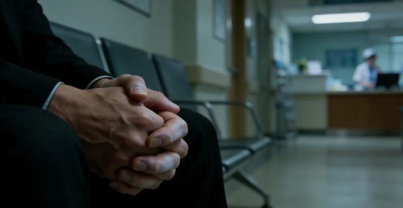 黄冈城市街景与医疗机构示意，体