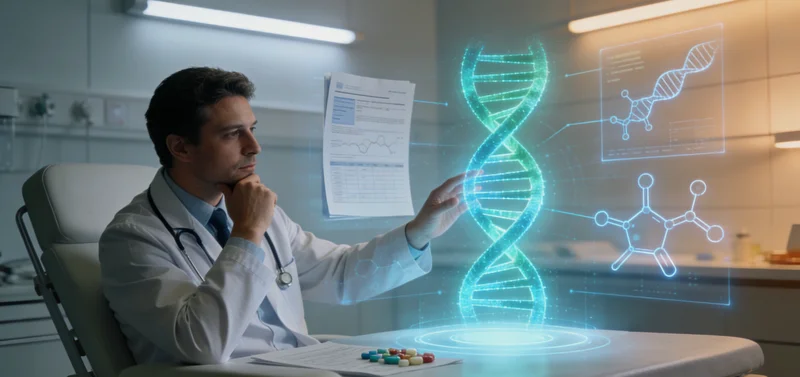 荆门家庭在医院进行遗传咨询场景