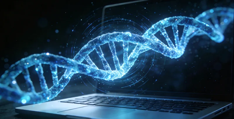 血液基因检测技术原理概念图