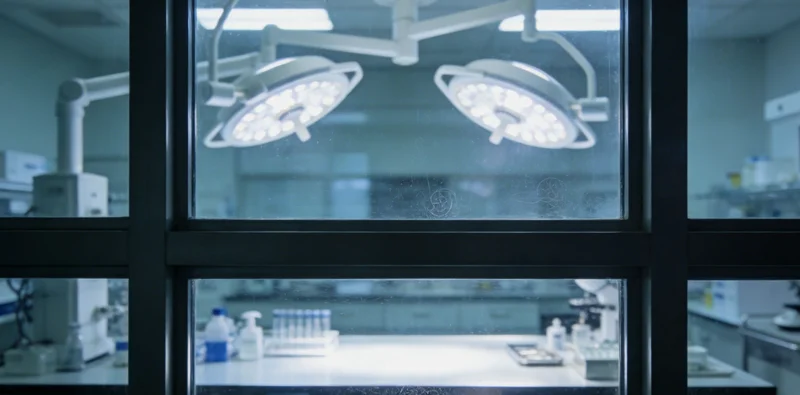 专业实验室人员进行PCR检测操