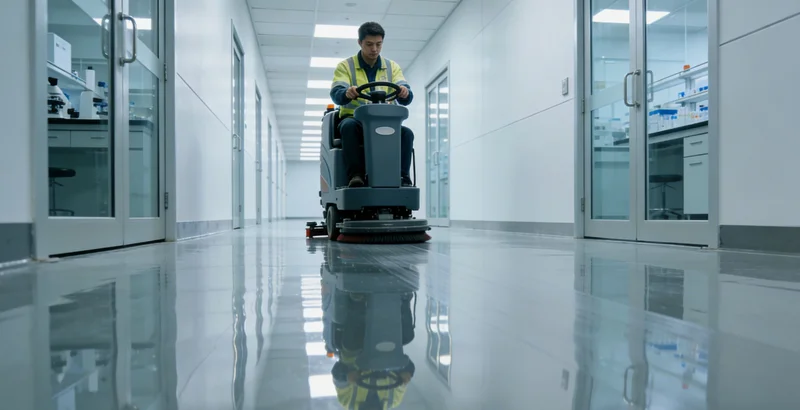 一双手正在用流动水和肥皂认真洗