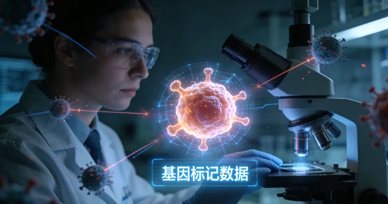 高科技基因测序实验室内部工作示