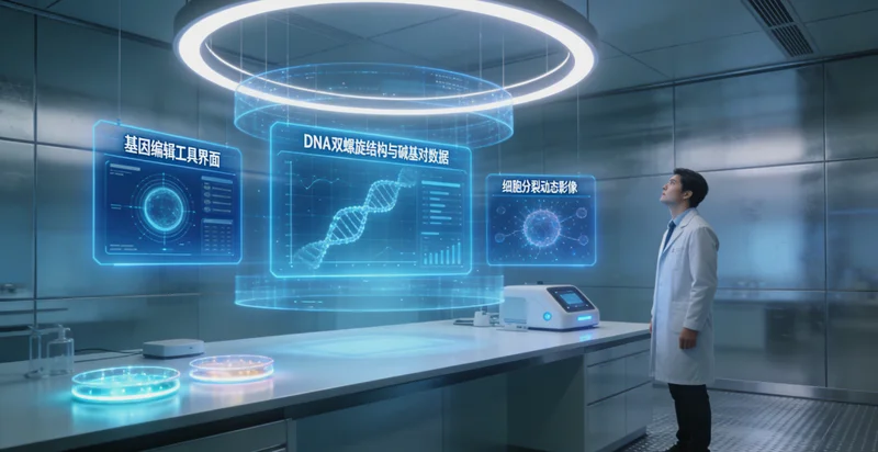 遗传咨询师向家庭解读基因检测报