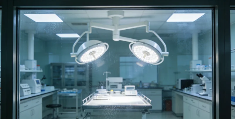 一张展示高通量测序仪正在运行的