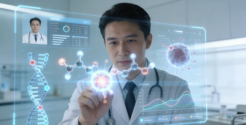 吕梁医生正在向患者解读基因检测