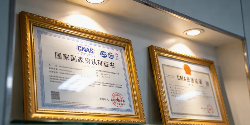 展示国家认可的实验室资质证书特
