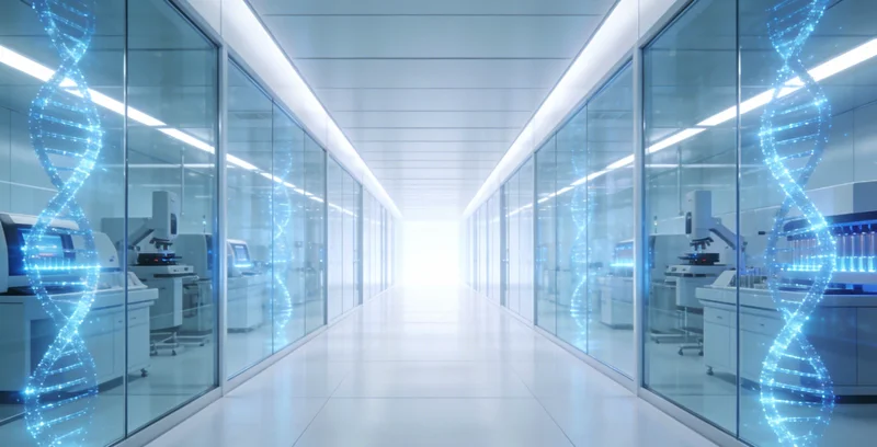 一位年轻女性在办公室查看肠道病