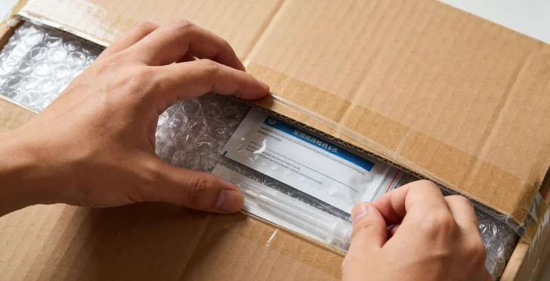 林业工作者在森林中工作的场景,