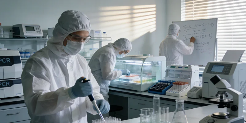 万核基因阜新实验室外观及专家正