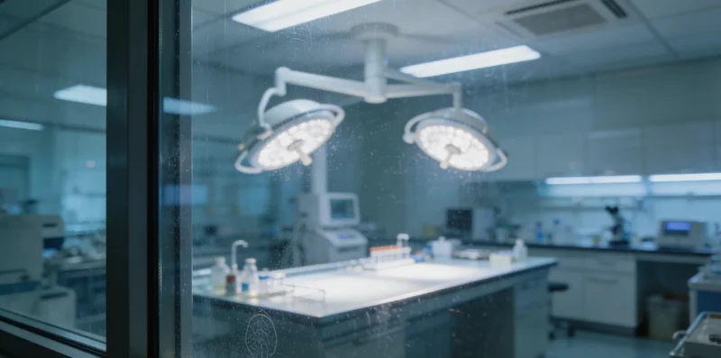 实验室技术人员正在进行PCR检