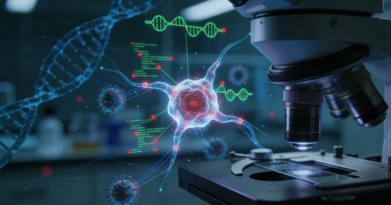 专业实验室进行基因测序分析过程