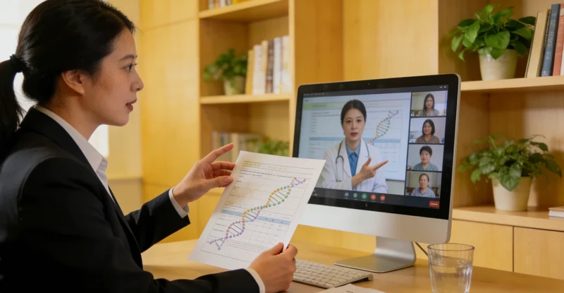 晋城遗传咨询师与咨询者沟通场景