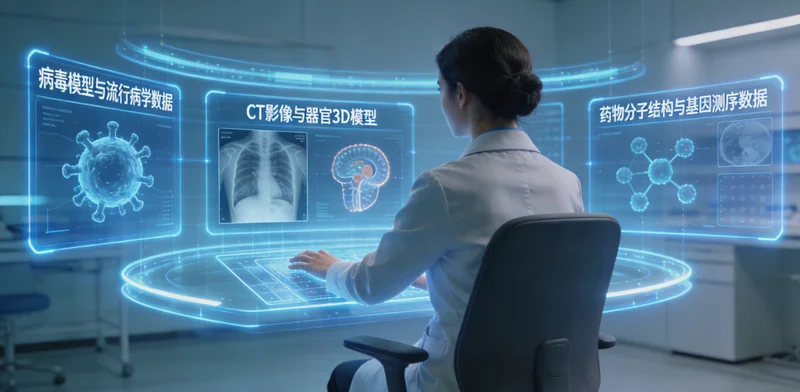 呼伦贝尔牧民家庭讨论健康检测报