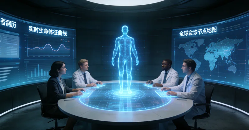 烟台家庭在医院进行遗传咨询场景