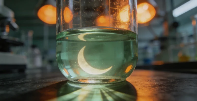 一位中年男性在查看健康报告,表