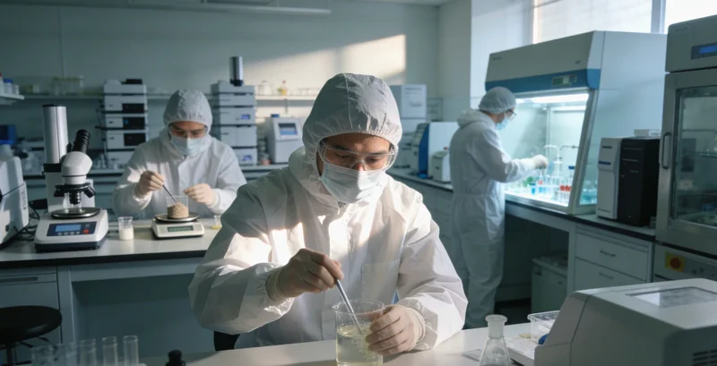 一份脱敏后的遗传检测报告特写，